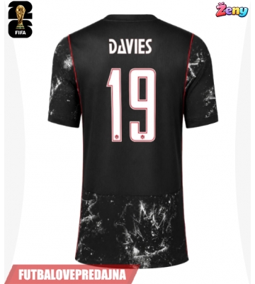 Lacne Ženy Futbalové dres Kanada Alphonso Davies #19 MS 2026 Krátky Rukáv - Preč
